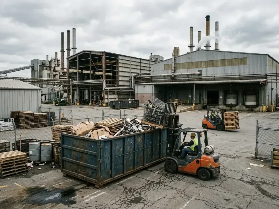 industrial-factory-scrap-conta-003 — frequently asked questions, Cheap Roll-off Dumpster Rentals in Huber Ridge, OH